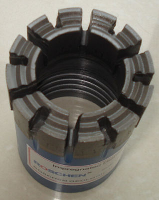 Impregnated diamond core drilling Bit PQ , PQ3 series 8 , 14mm , 16mm ...